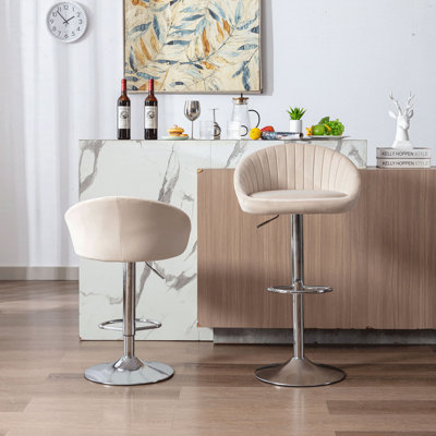 Tabouret de bar et de comptoir pivotant Mercer41 (ensemble de 2)