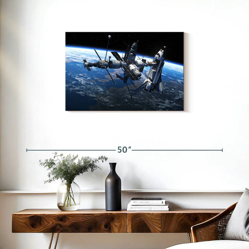 Oberle Space Station, 20" H x 30" W