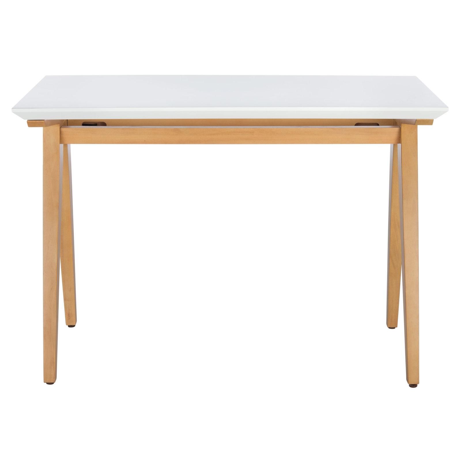 Jerry 42 " Mahogany Writing Desk, Oak/White