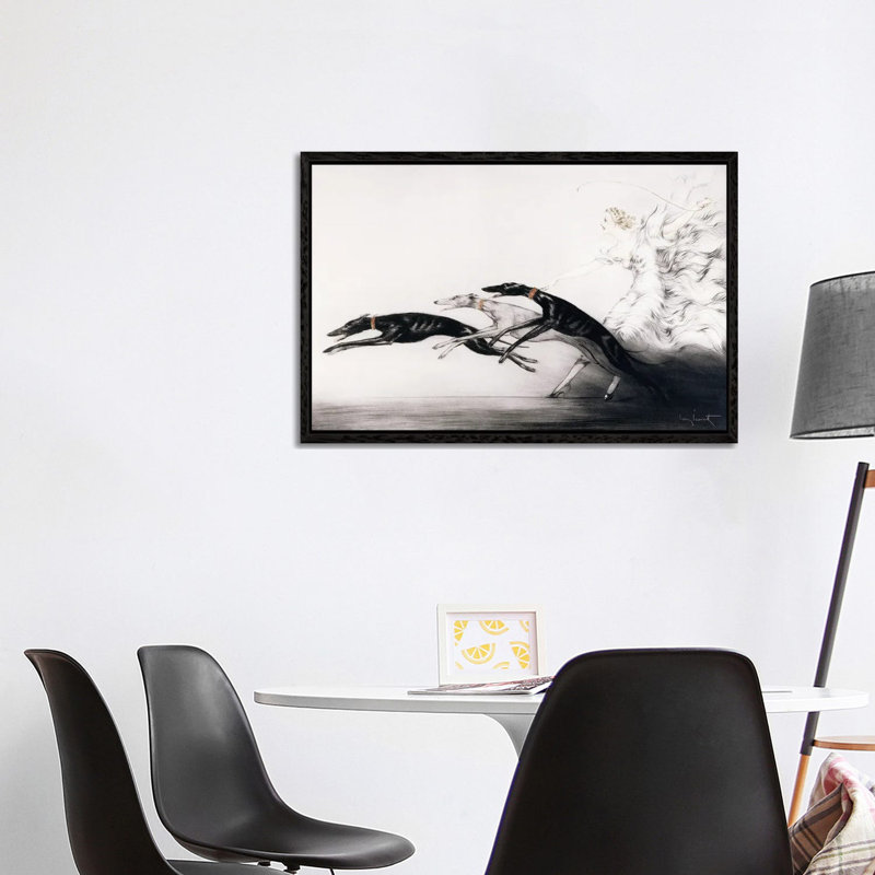 Speed II, 1933 1 Piece Wall Art on Canvas, 101.6 cm H x 66.04 cm W, Black Floater Frame