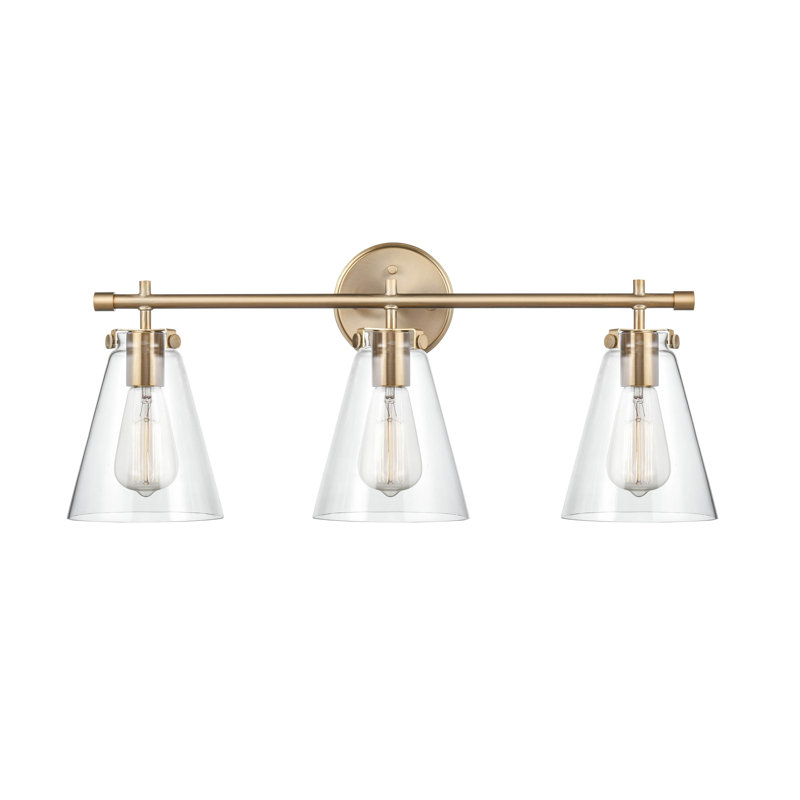 Mullinax 3 - Light Dimmable Vanity Light, Modern Gold