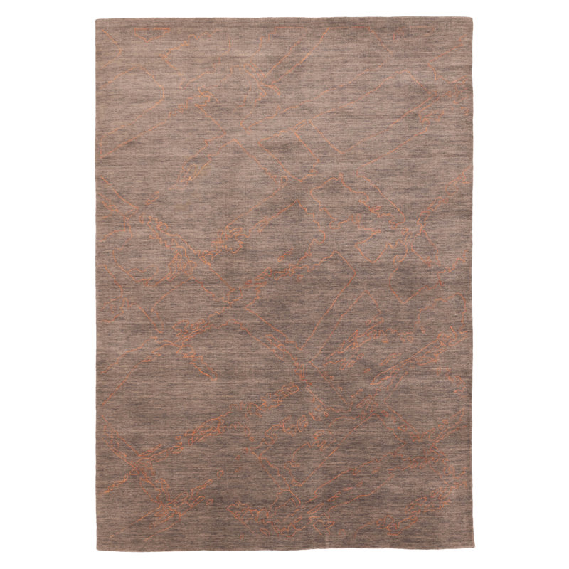 Tapis gris Loreto 5 pi 4 po x 7 pi 7 po