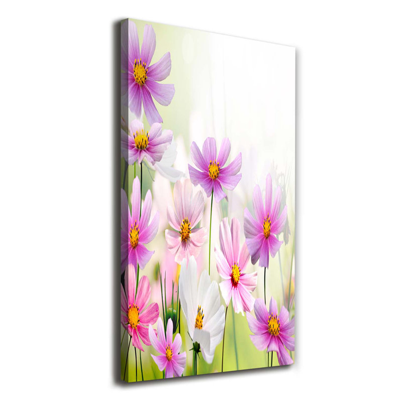 Field Flowers - Wrapped Canvas Print