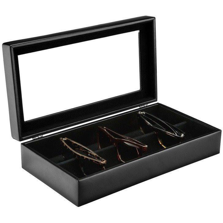 Boîte à accessoires lunettes, Noir