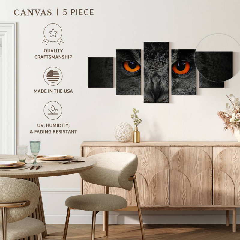 Eyed Owl, 42" H x 92" W