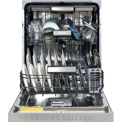 Kenmore 24" Built-in Dishwasher with UltraWash Plus System and TurboDry Stainless Steel w/ Fingerprint Resistance