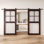 Portes de grange en verre givré double non assemblé et fini 26 po x 80 po Homacer Red de 26 po x 80 po Homacer de Homacer