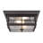 2 - Bulb Outdoor Flush Mount