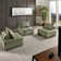 Thedford 3-Piece Velvet Tufted Modular Sofa with Pillow Back