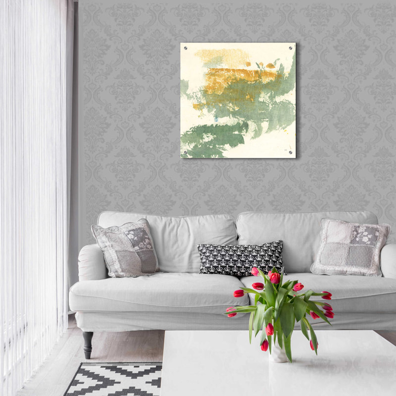 «Textured Gold II» par Chris Paschke, H 24 po x l 24 po x P 0,2 po