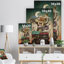 «Colorful House on Tree in Stary Night», reproduction d'impression-35109319-35109321