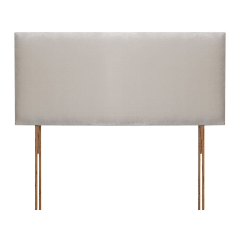 Bedford Upholstered Headboard, Cream, Velvet, Small Double (4')
