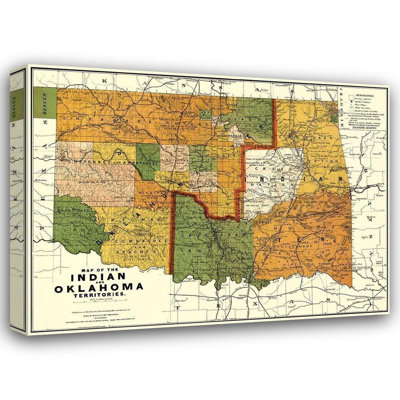 «Lark Manor», art de la galerie Rand McNally: Oklahoma Indian Territory, Rand McNally, 1892