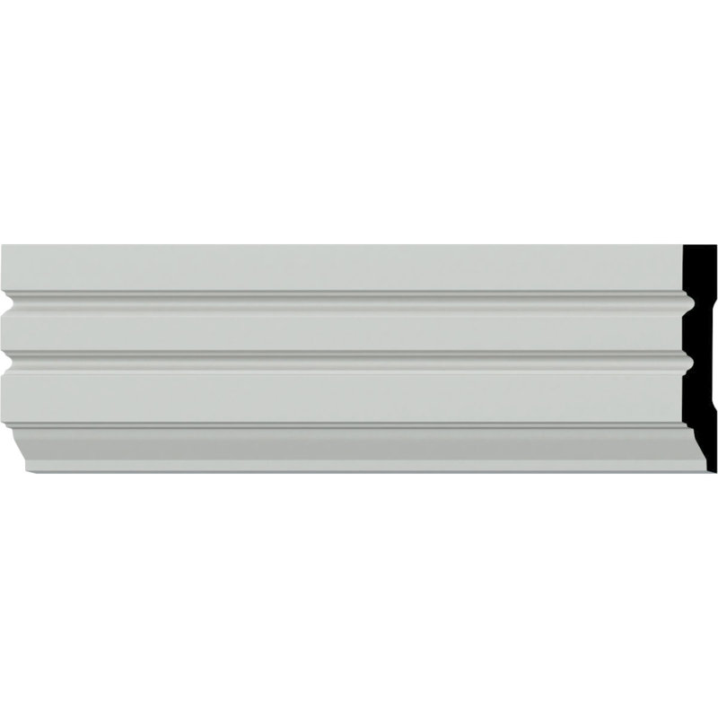 Panneau de fenêtre cannelé H 4 po x P 5/8 po x L 94 1/2 po