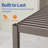 All-Weather Metal Frame Outdoor Pergola with Adjustable Louvered Roof, Patio Pergola Waterproof for Deck Porch Backyard-123029379-123029378