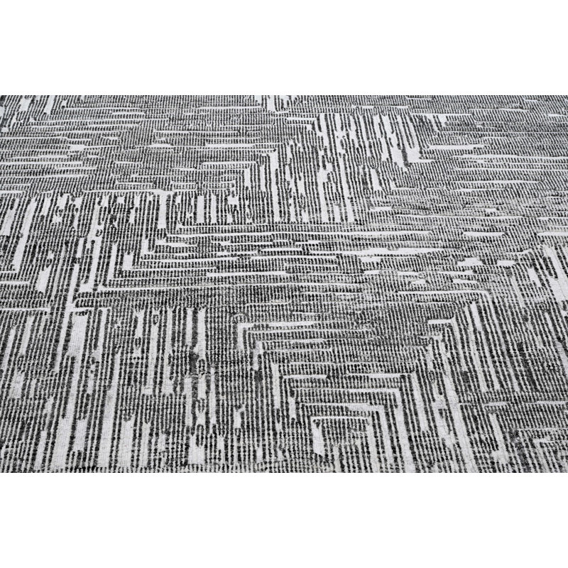 Contemporary, Stuart Street Collection One-of-a-Kind Rectangle 8' X 9'10" Hand Knotted Area Rug