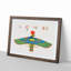 Hawk Emblem by J.F. Champollion - Picture Frame Painting Print-55580215-55580216