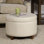Breyonce Faux Leather Ottoman