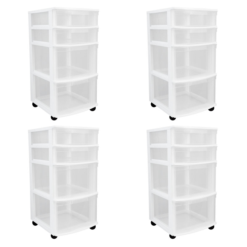 4 Drawer Storage Drawer