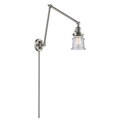 Capone Plug-in Swing Arm Sconce