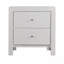 Table de chevet transitionnelle blanche élégante-1612949449