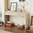 Unique Retro Silhouette Console Table With Open Style, Two Top Drawers For Entrance, Dinning Room, Living Room-923720495