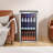 31.5"H X 17.5"W X 19.61"D Beverage Cooler Refrigerator Soda Drink Beer Fridge with Wine Storage-87428926