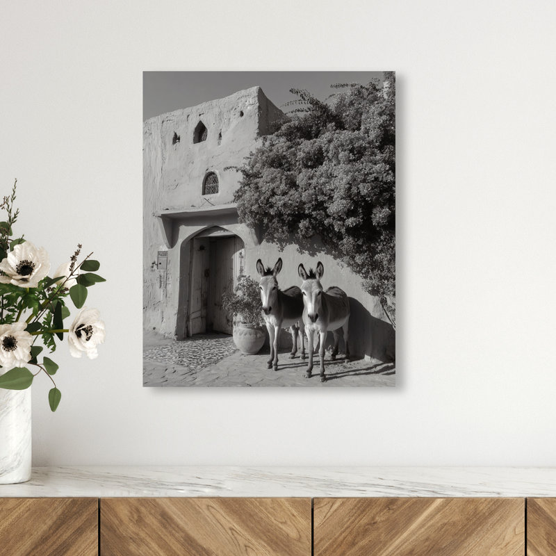 Morning Wait BW Print by Oliver Gal, 45"H x 36"W, Gallery Wrapped