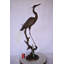 Fontaine en bronze Aubin Great Blue Heron