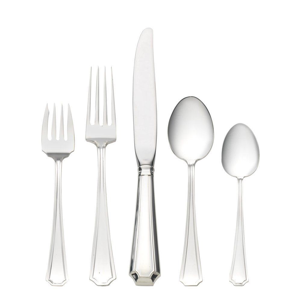 Gorham Fairfax 5-Piece Sterling Silver Flatware Set, Service for 1 Gorham