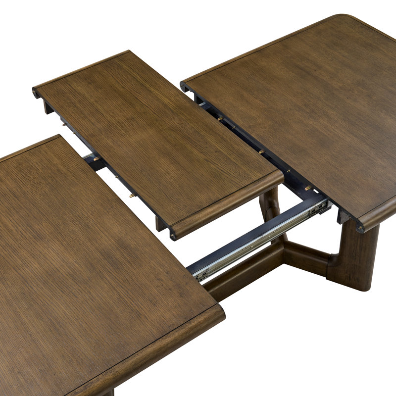 Table à tréteaux brune