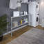 Table en acier inoxydable-118026887