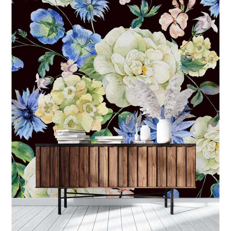 Peel & Stick Wall Mural, 10.42' W x 10.42' L