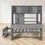 Lit superposé en forme de L avec bureau intégré et garde-robe-791705994-791705999