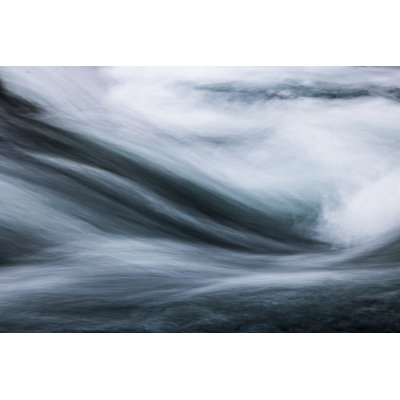 Rushing Water Background 1 Piece Wrapped Canvas Wall Art