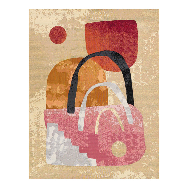 Keazia Indoor/Outdoor Area Rug, Rectangle 7'10" x 10'