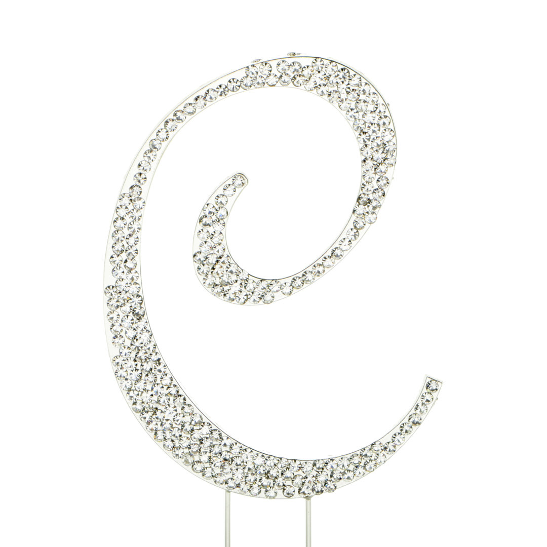 "C" Rhinestone Cake Topper Bala Ceiling Fans