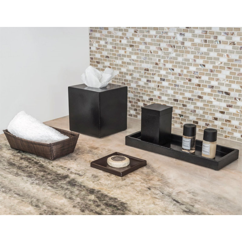 Housse pour boîte de tissu Morocco, Onyx