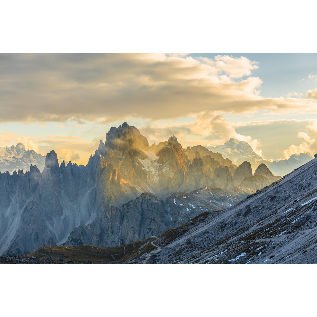 Dolomiten Berglandschaft von Deimagine - Druck