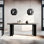 Simple ash solid wood dining table