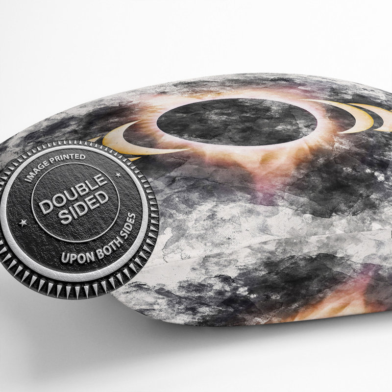 The Eclipse Watercolour Cushion with Filling, 55cm H x 55cm W x 20cm D