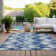 Washable Abstract Indoor / Outdoor Rug