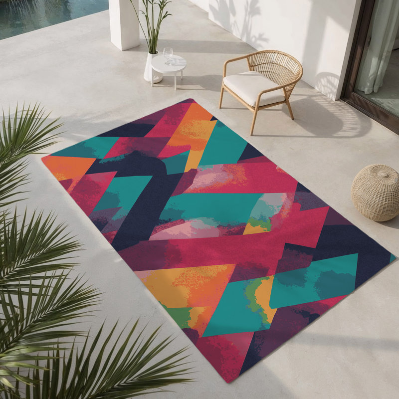 Tapis intérieur et extérieur Nova Grid, Rectangle 4pi x 6 pi