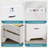 59"Computer Desk Black/White with Embeded Power Outlet, Lockable Office Desk with Ample Storage-2078604242
