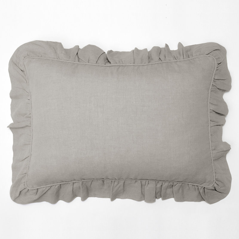 Banji Linen Blend Sham - King, King, Coral