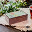 Boîte à thé en bois fabriquée à la main Novica