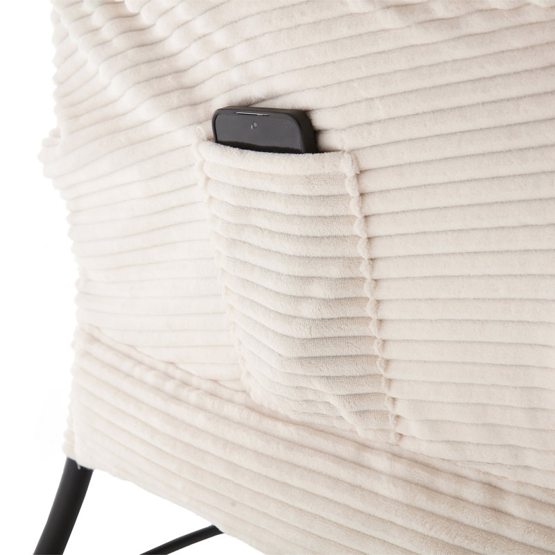 Fauteuil Lazy, Blanc