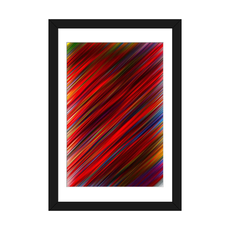 «« nulle », reproduction d’impression sur toile», H 32 po x l 24 po x P 1 po, Papier d'art encadré noir, Blanc