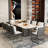 Advith Rectangular  Extendable Double Pedestal Dining Table