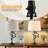 Grinstead 27"  Tradition Unique Leaf Design Metal Table Lamp with 3-Way Dimmable Lightingand Oatmeal Shade-1463978171